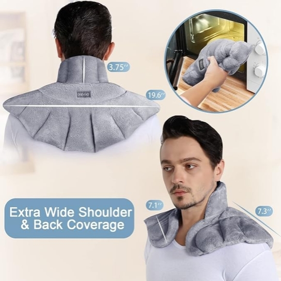Sold out Heating Pad REVIX Microwavable Heating Pad for Neck Shoulders and Back - Picture 5 of 6
